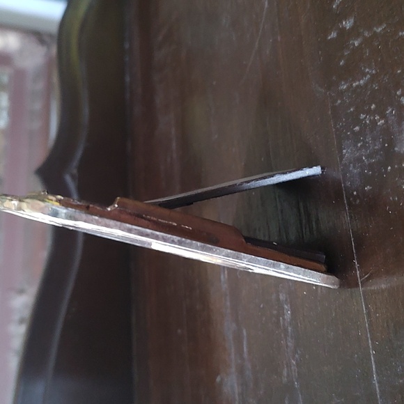 Equestrian Frame 🐎 Enamel & Brass Picture Frame Vintage Neutral Small - Picture 4 of 10